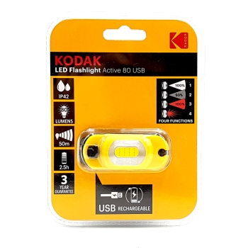 KODAK LANTERNA LED ACTIVE 80 USB 30421875