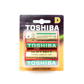 TOSHIBA R20/D ZINC HD BL2