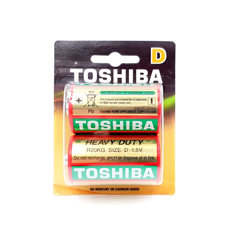 TOSHIBA R20/D ZINC HD BL2