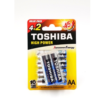 TOSHIBA R6 ALK HIGH POWER BL 4+2