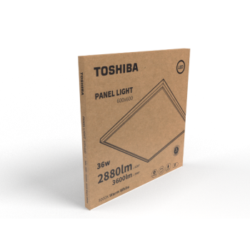 TOSHIBA PANEL LED STANDARD 60X60 36W UGR<22 3000K LUMINA ALB CALDA 387530(3)