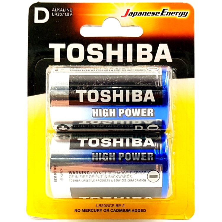 TOSHIBA R20/D ALK HIGH POWER BL2