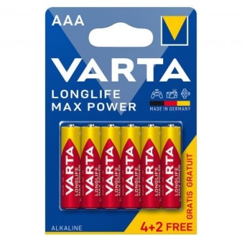 VARTA R3 ALK LONGLIFE MAX POWER BL6 / 4+2